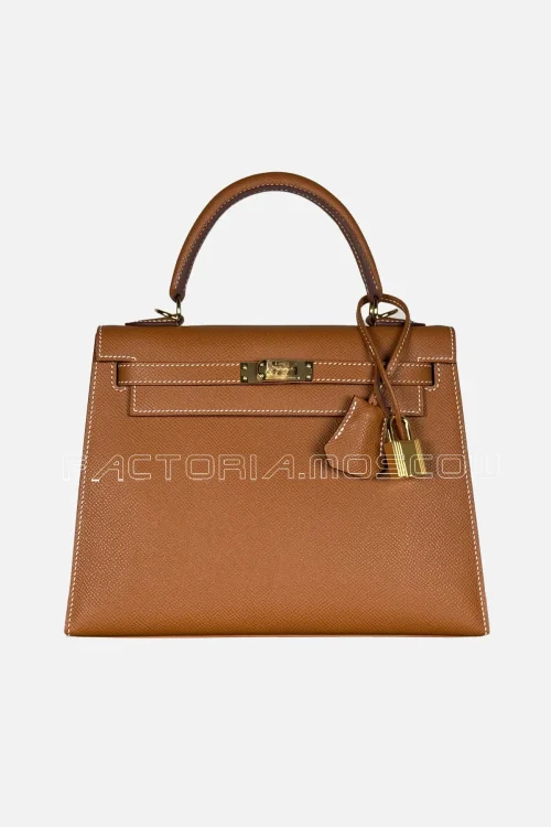 Hermès Kelly Sellier 25 Epsom Colour GHW