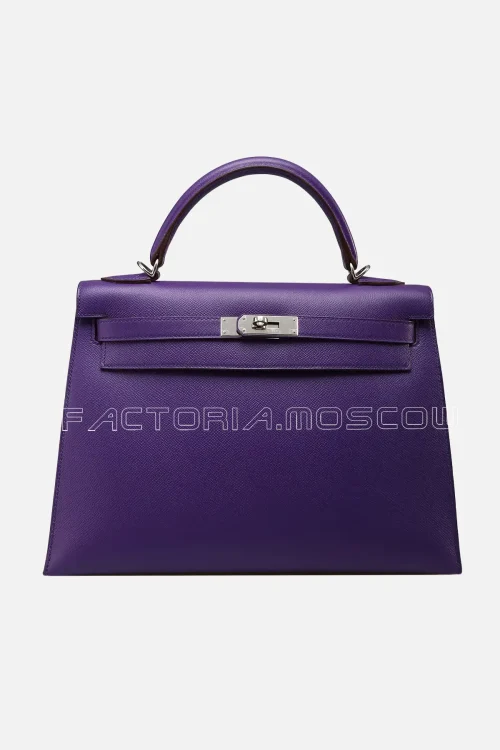 Hermès Kelly Sellier 32 Epsom Colour Crocus PHW