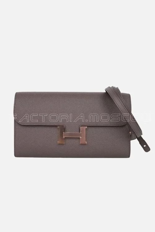 Hermes Constance Long To Go Wallet Epsom Etain Hardware Rghw