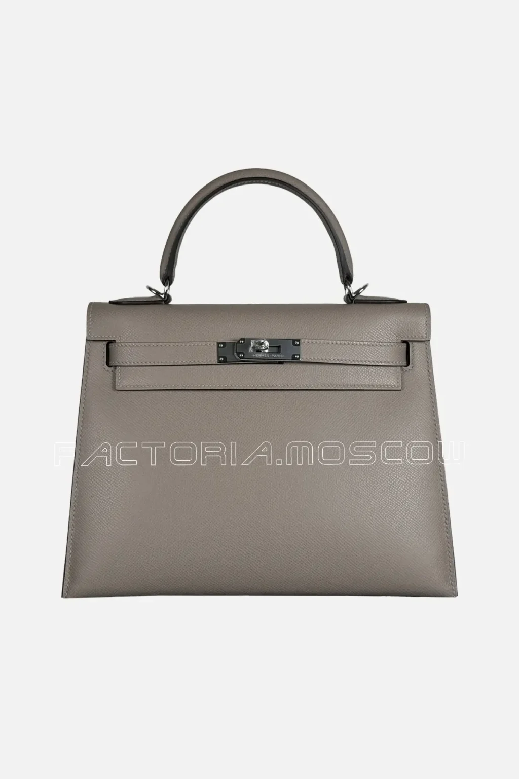 Hermès Kelly Sellier 28 Epsom Colour Gris Asphalt PHW