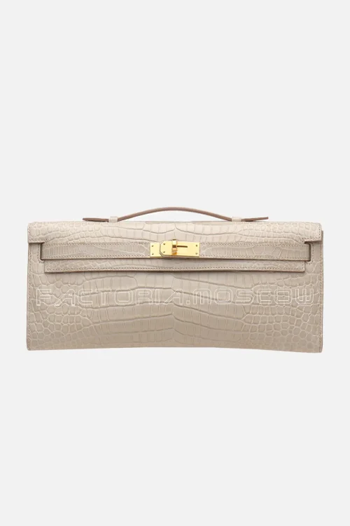 Hermes Kelly Cut Matte With Gold Hardware