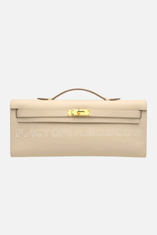 Hermes Kelly Cut With Gold Hardware