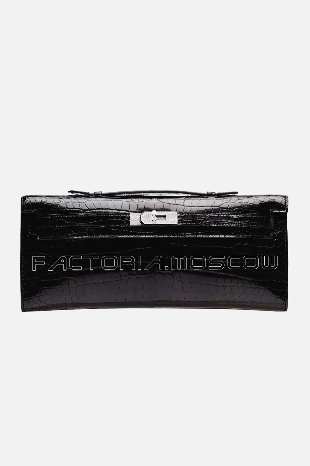 Hermes Kelly Cut Shiny With 18 K White Gold Diamond Hardware