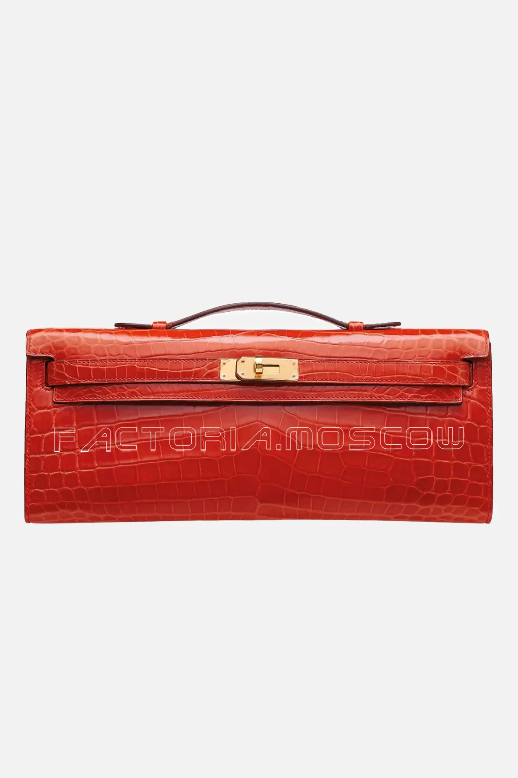 Hermes Kelly Cut Shiny With Gold Hardware