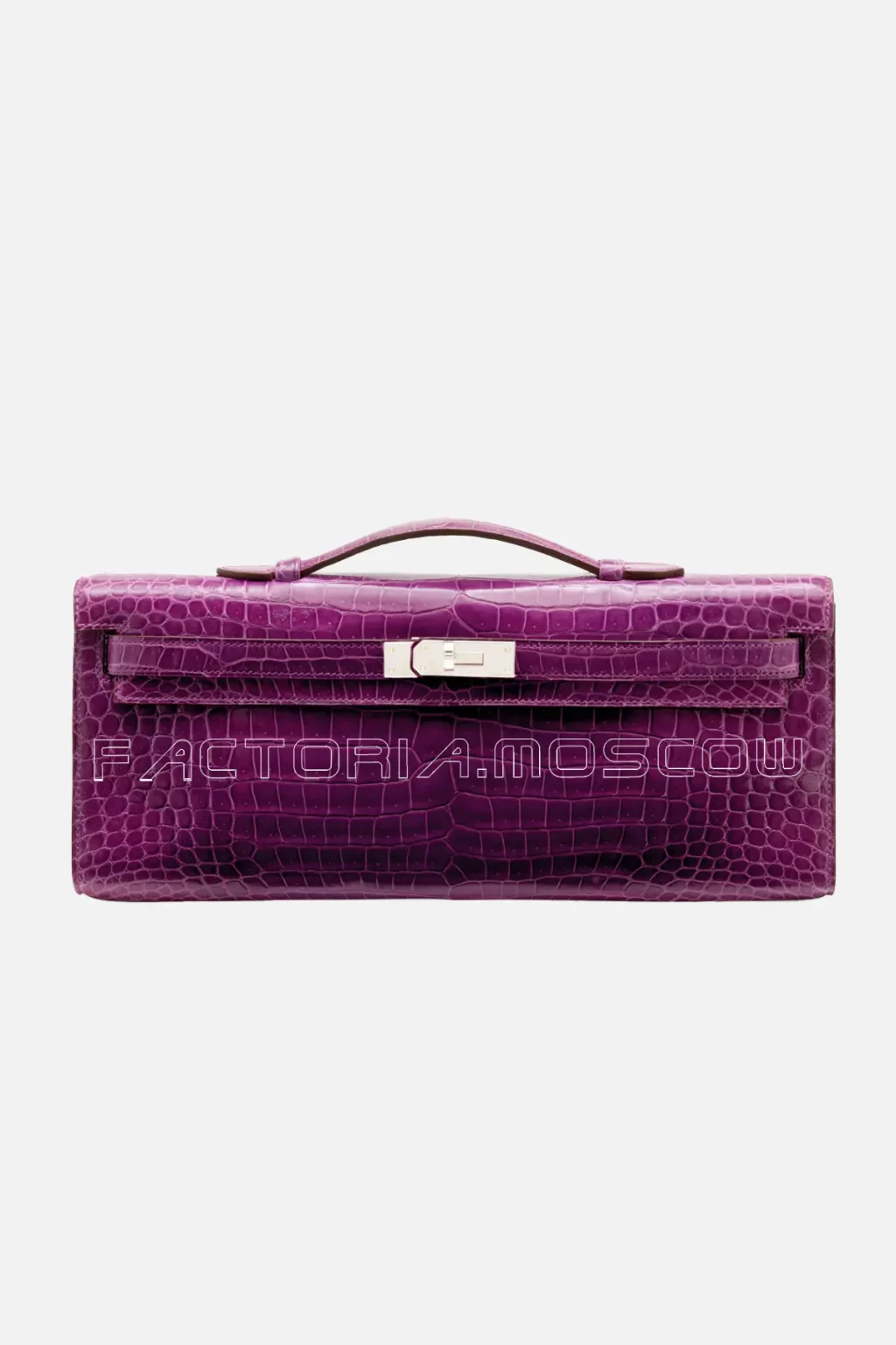 Hermes Kelly Cut Shiny With Palladium Hardware