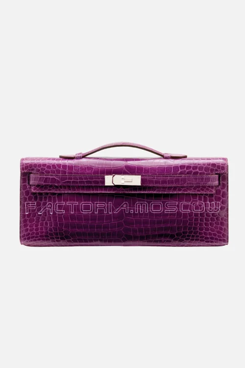 Hermes Kelly Cut Shiny With Palladium Hardware
