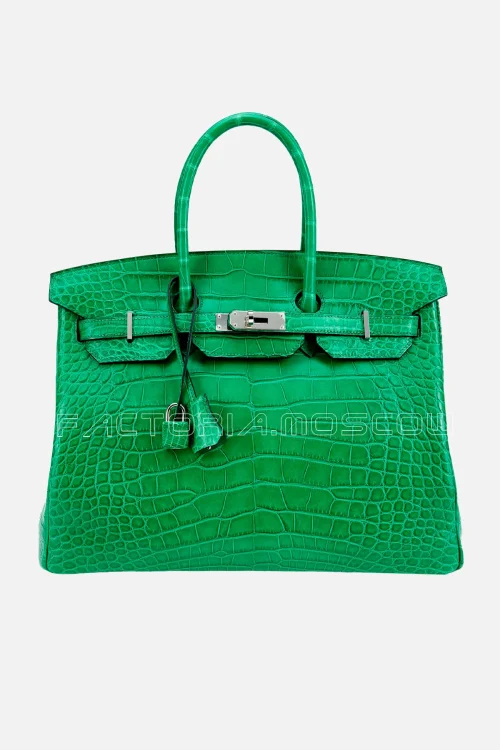 Hermes Birkin 35 Alligator Matte Colour Cactus PHW