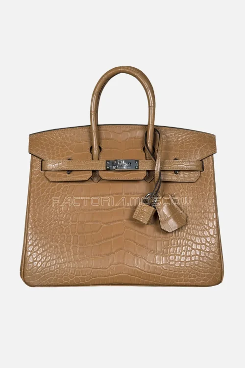 Hermès Birkin 25 Alligator Matte Colour Chai Hardware PHW
