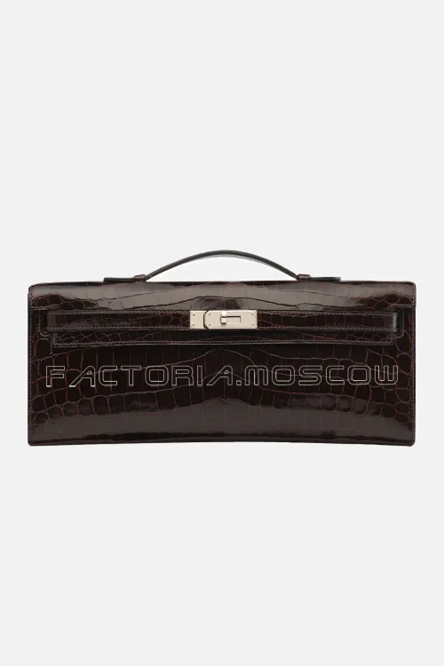 Hermes Kelly Cut Shiny With Palladium Hardware