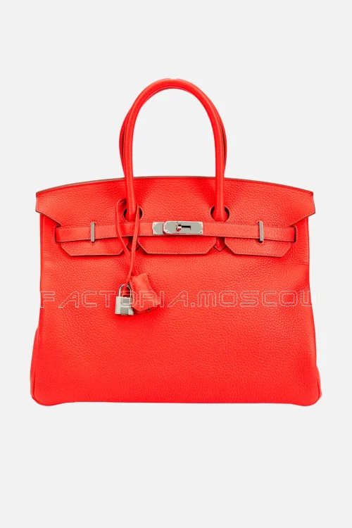 Hermes Birkin 35 Clemence Colour Rose Jaipur PHW