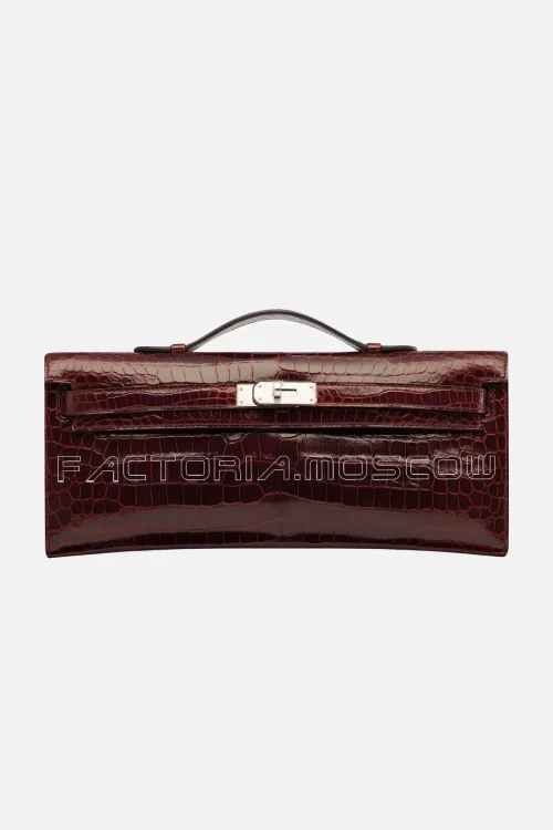 Hermes Kelly Cut Shiny With Palladium Hardware