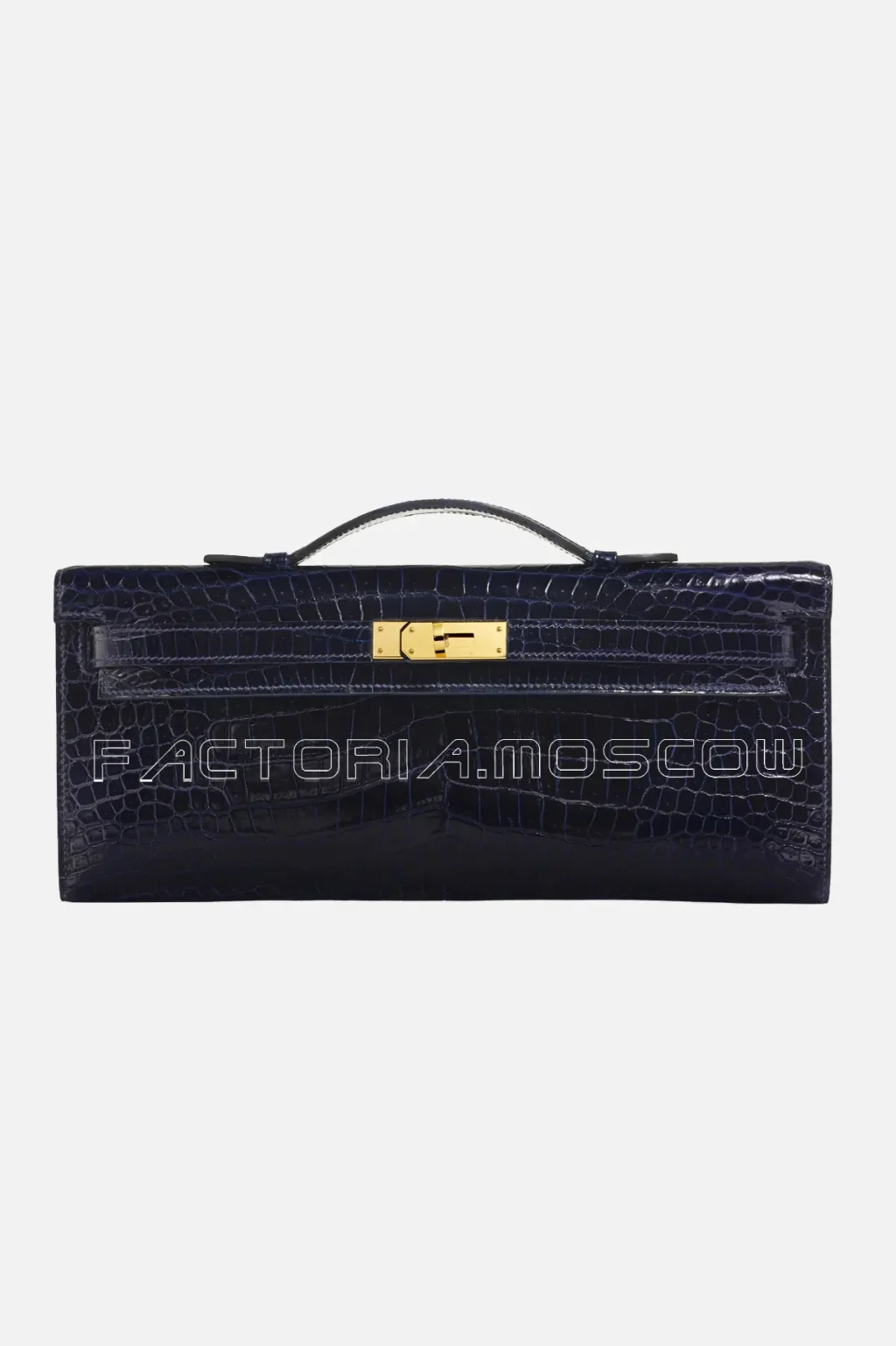 Hermes Kelly Cut Shiny With Gold Hardware