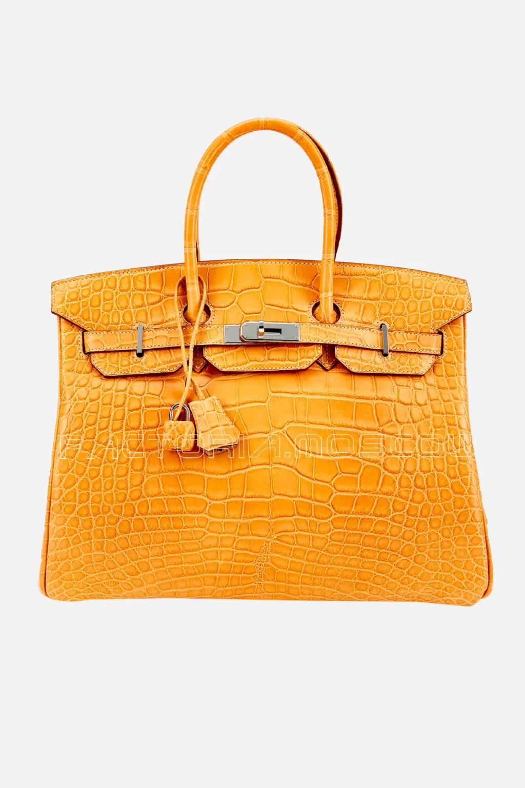 Hermès Birkin 35 Matte Alligator Colour Paille PHW