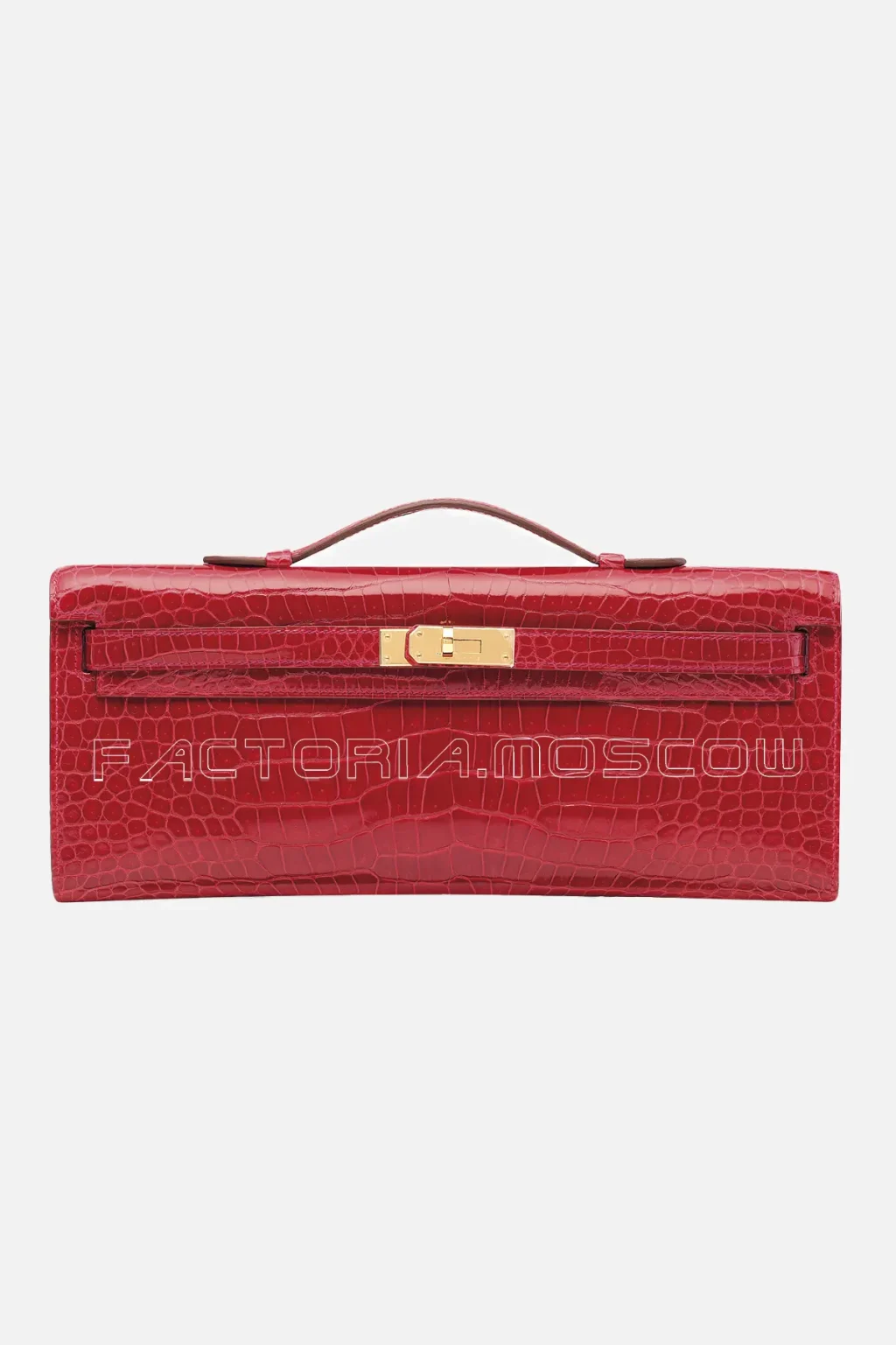 Hermes Kelly Cut Shiny With Gold Hardware