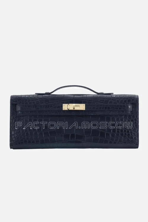 Hermes Kelly Cut Matte Alligator With Permabrass Hardware