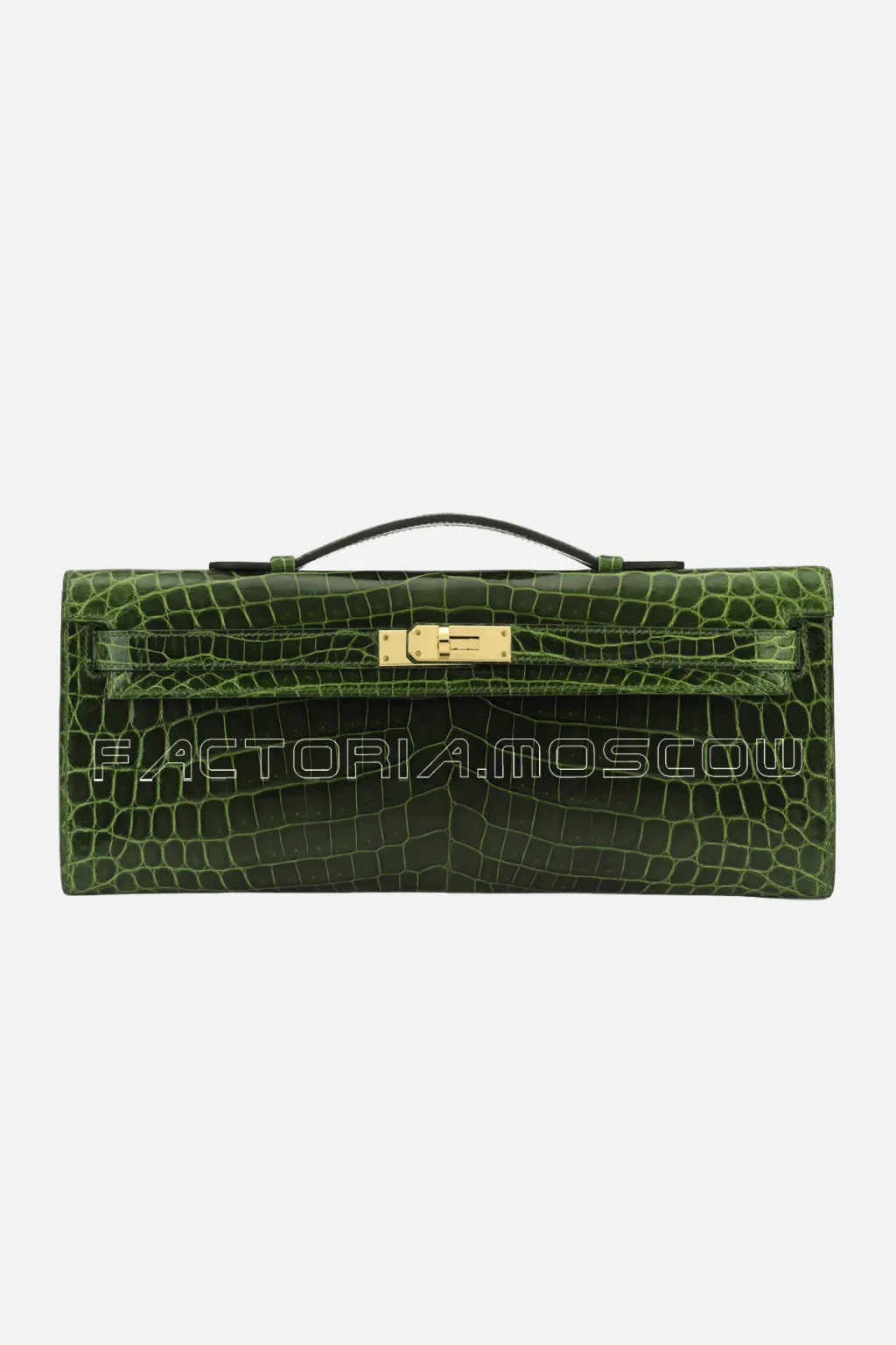 Hermes Kelly Cut Shiny With Gold Hardware