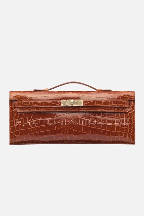 Hermes Kelly Cut Shiny With Permabrass Hardware