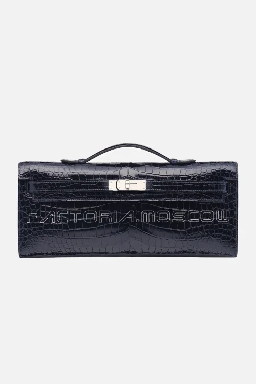 Hermes Kelly Cut Shiny With Palladium Hardware