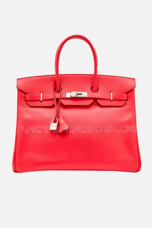 Hermès Birkin 35 Epsom Colour Rouge Casaque PHW