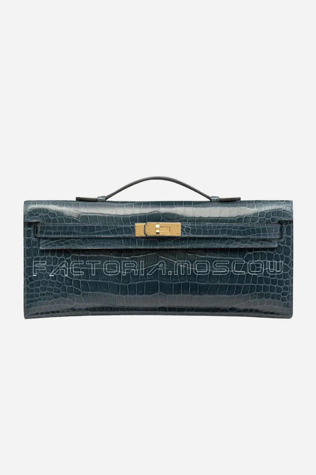 Hermes Kelly Cut Shiny With Gold Hardware