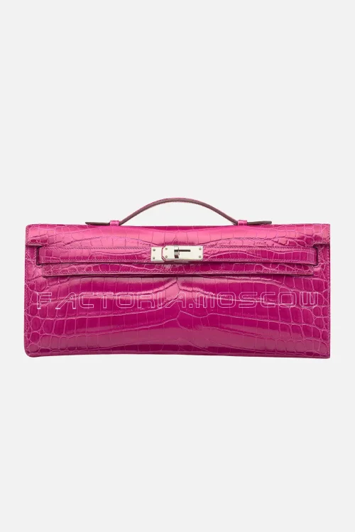 Hermes Kelly Cut Shiny With Palladium Hardware