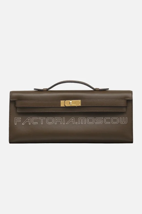 Hermes Kelly Cut With Gold Hardware