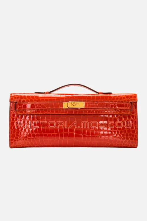 Hermès Kelly Cut With Gold Hardware