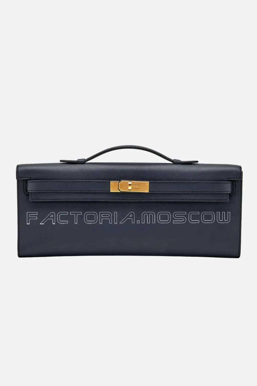 Hermès Kelly Cut Bleu Nuit Gold Hardware