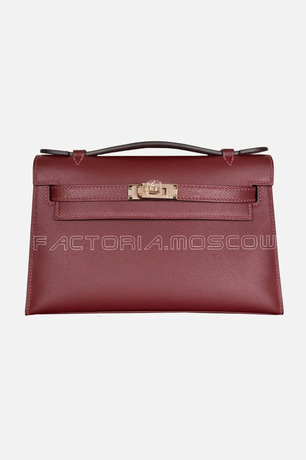 Hermes Kelly Pochette Swift Colour Rouge H Hardware Rghw