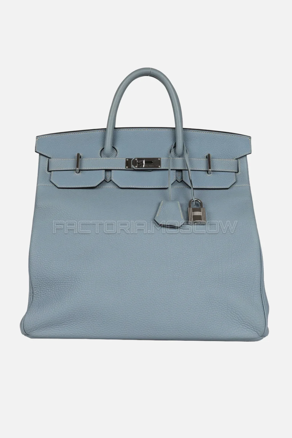 Hermes Birkin HAC 40 Bleu Lin Togo PHW