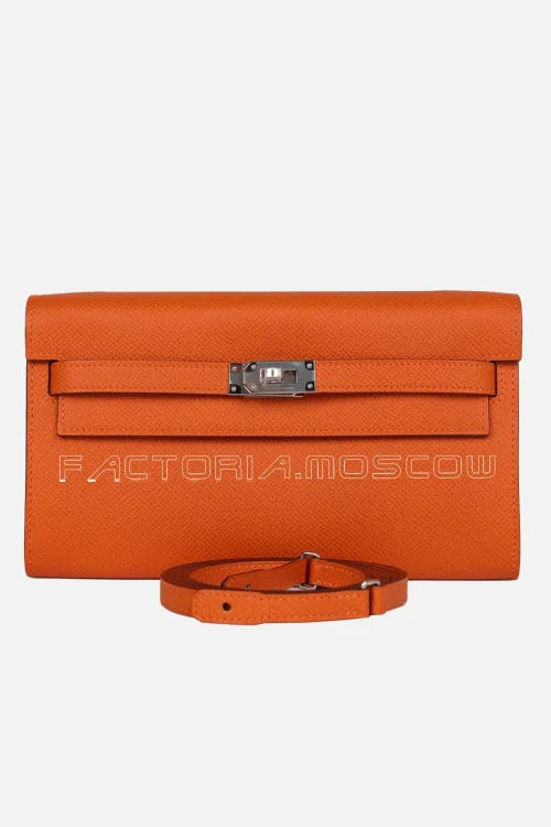 Hermès Kelly Wallet To Go Palladium Hardware