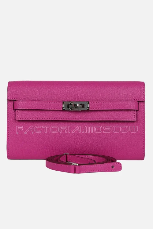 Hermès Kelly Wallet To Go Palladium Hardware