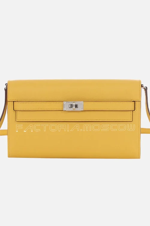 Hermès Kelly To Go Wallet Palladium Hardware
