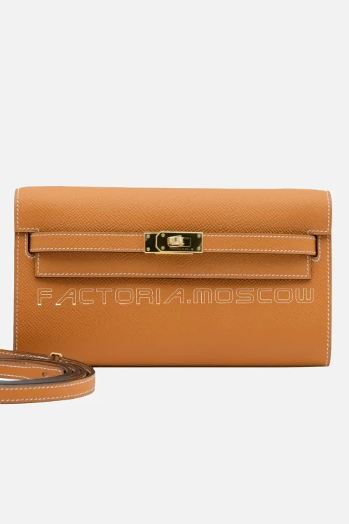 Hermès Kelly To-Go Wallet Gold Hardware