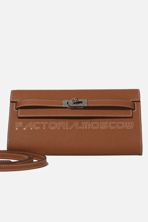 Hermès Kelly To-Go Wallet Palladium Hardware