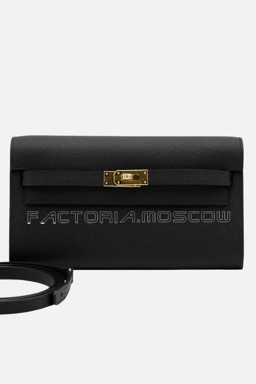 Hermès Kelly To-Go Wallet Gold Hardware