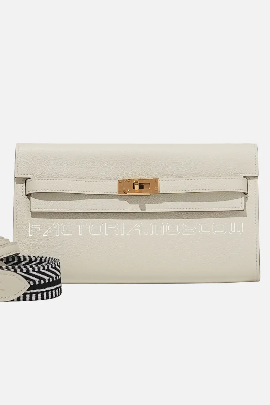 Hermès Kelly To-Go Wallet Rose Gold Hardware