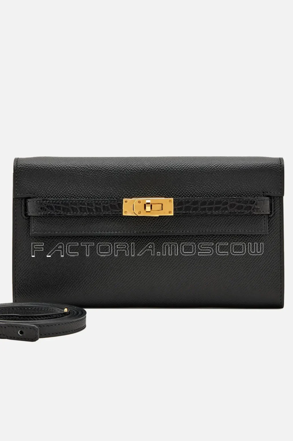 Hermès Kelly To-Go Wallet Touch Epsom And Alligator Gold Hardware