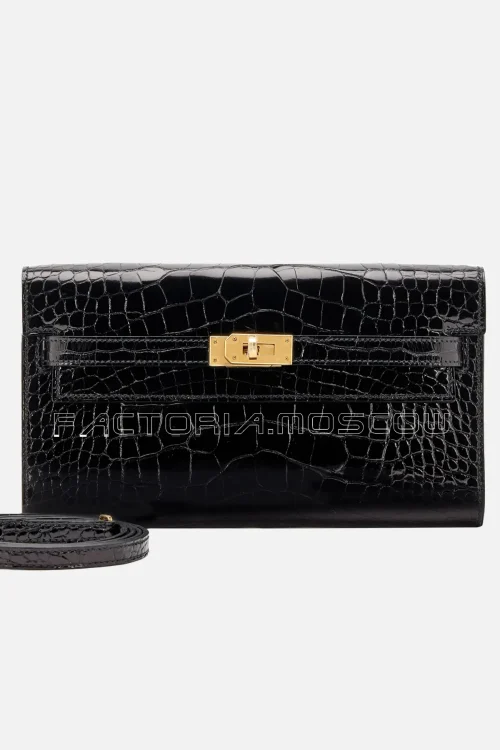 Hermès Kelly To-Go Wallet Gold Hardware