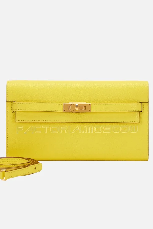 Hermès Kelly To-Go Wallet Gold Hardware