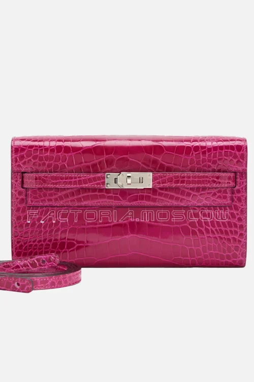 Hermès Kelly To-Go Wallet Palladium Hardware