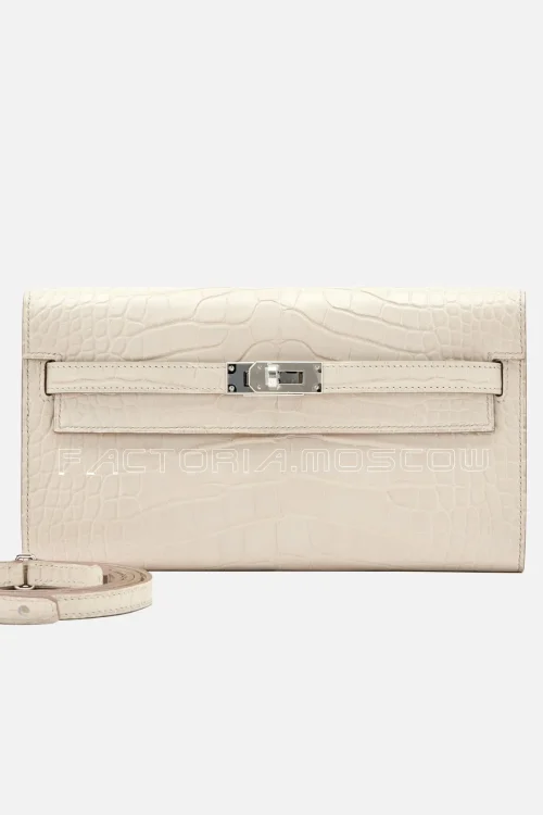 Hermès Kelly To Go Wallet Palladium Hardware