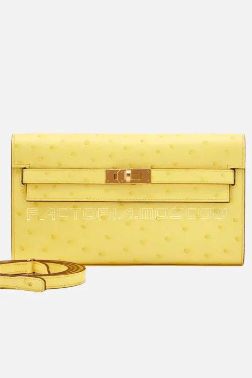 Hermès Kelly To-Go Wallet Gold Hardware