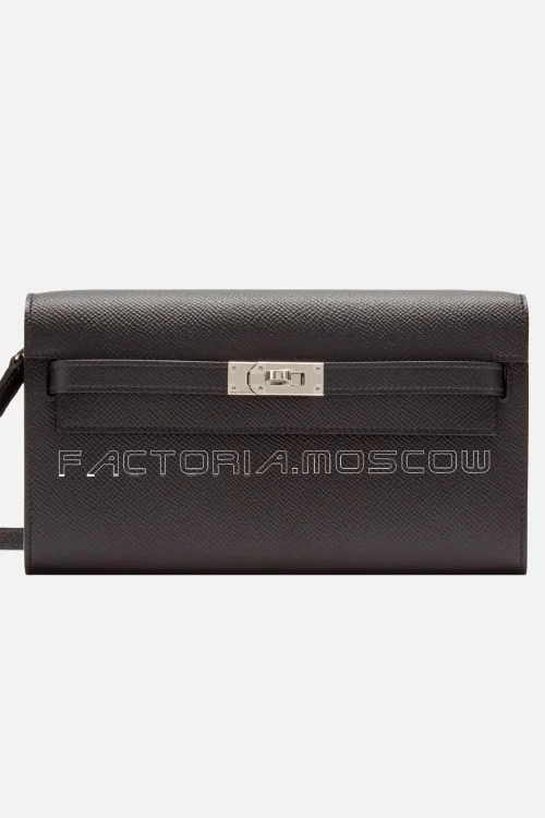 Hermès Kelly To Go Wallet Palladium Hardware