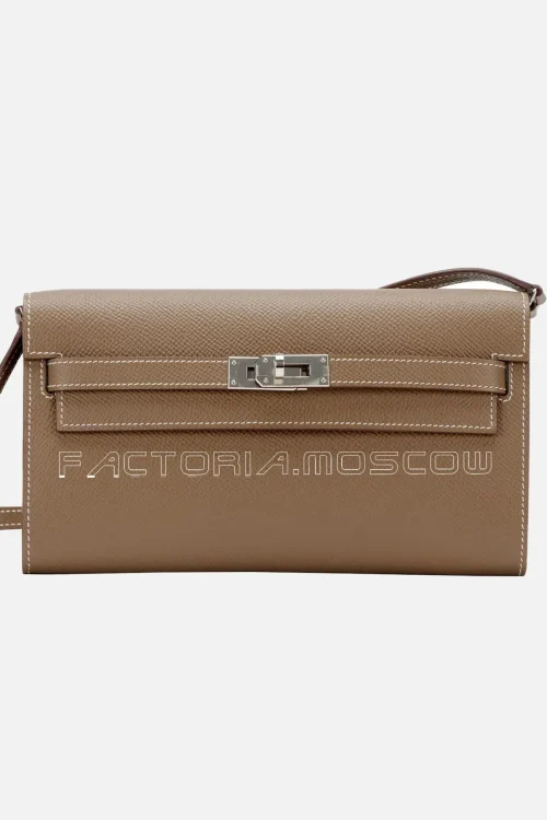 Hermès Kelly To Go Wallet Palladium Hardware