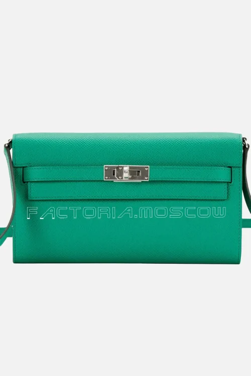 Hermès Kelly To Go Wallet Palladium Hardware