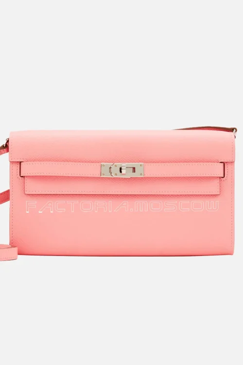 Hermès Kelly Classique To Go Wallet Palladium Hardware