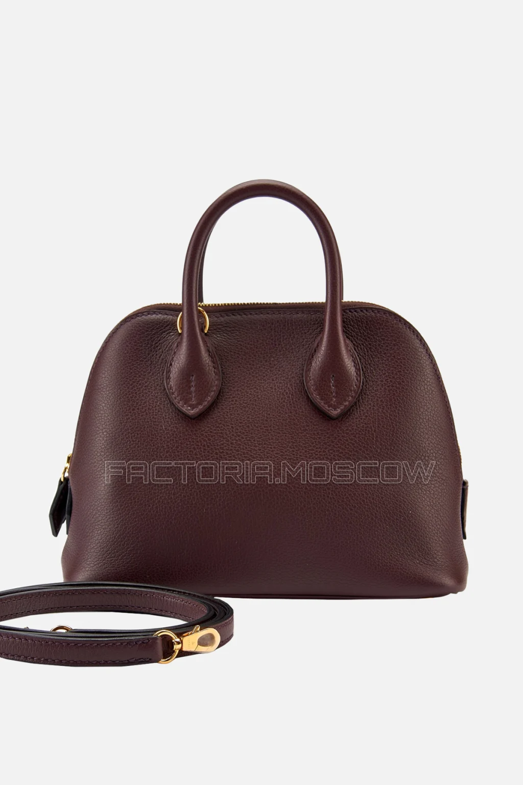Hermès Mini Bolide Rouge Sellier And Framboise