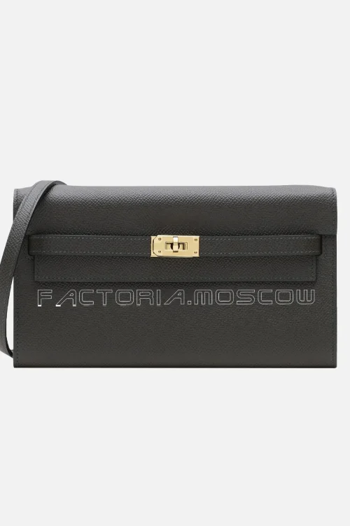 Hermes Kelly Wallet To Go Gold Hardware