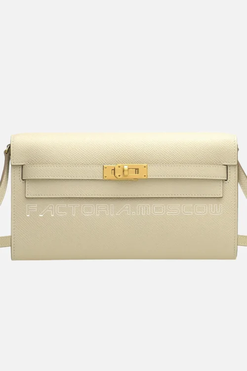 Hermes Kelly Wallet To Go With Gold Hardware